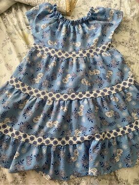 Blue Elsa Frozen dress 5T